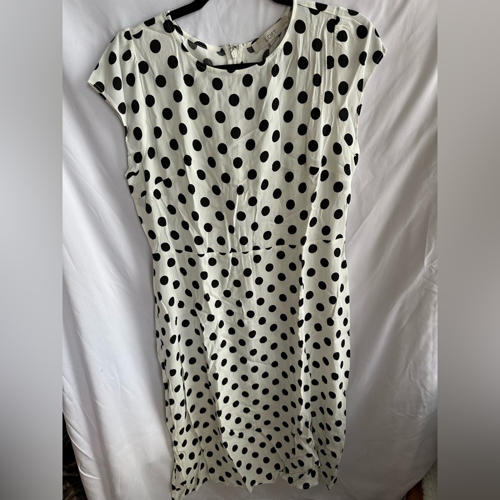 LOFT Polka Dot Dress